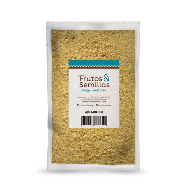 Ajo Molido Frutos Y Semillas