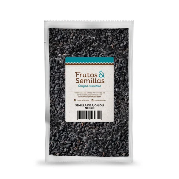 Semilla De Ajonjolí Negro Frutos Y Semillas
