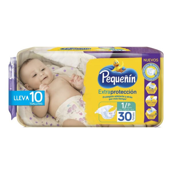 Pañal Pequeñín Etapa 1 Paquete x 30