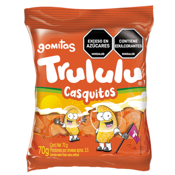 Goma Trululu Casquitos Bolsa 70grs