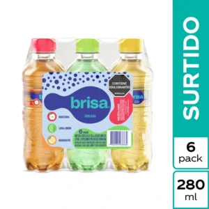 Agua Brisa Saborizada 280Ml 6 Unidades