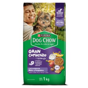 Alimento Para Perro Dog Chow Cachorros Gran Comienzo Minis y Pequeños 1Kg