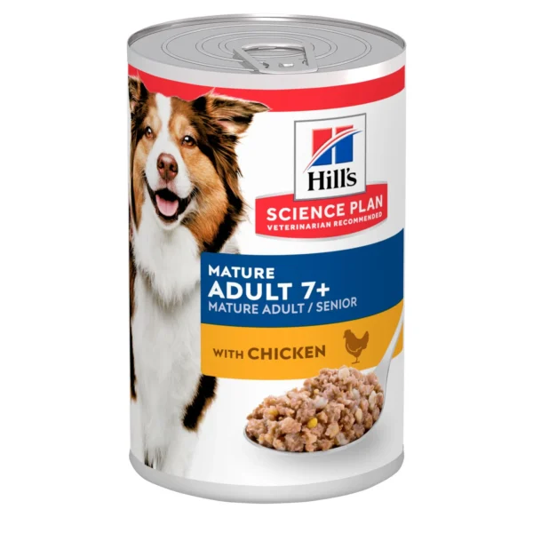 Alimento Para Perros Adultos 7+ Hills Science Diet Pollo 13 Oz
