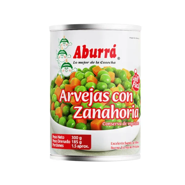 Arveja con Zanahoria Aburra 300G