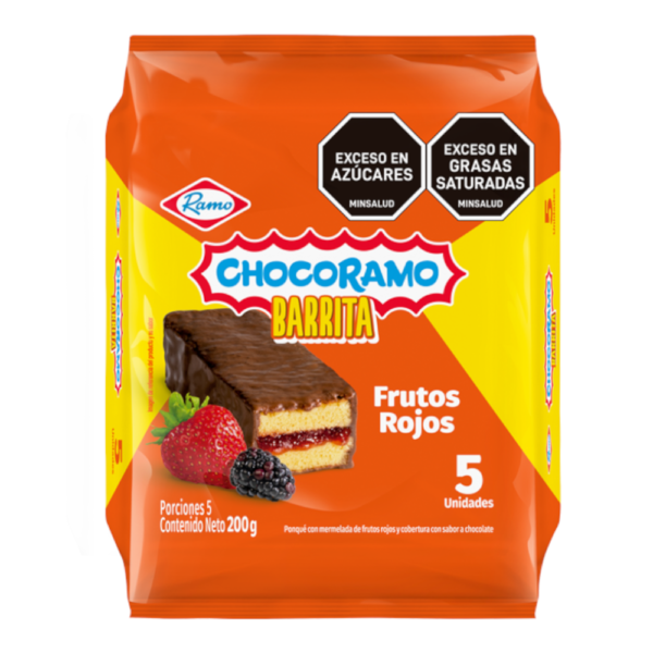 Chocoramo Barra Mermelada Ramo 5 Unidades 200Gr