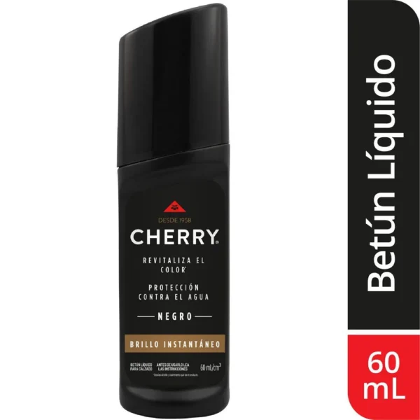 Betun Liquido Auto brillante Negro Cherry x 60Ml