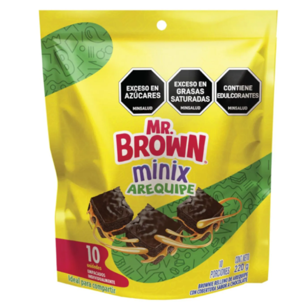 Brownie Bimbo Minix Arequipe 10 Unidades 220Gr