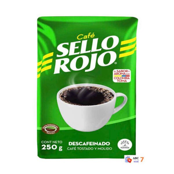 Cafe Sello Rojo Descafeinado Bolsa 250Gr