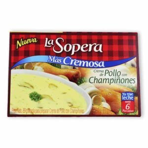 Crema La Sopera Pollo-Champiñones +Cremosa 85Gr