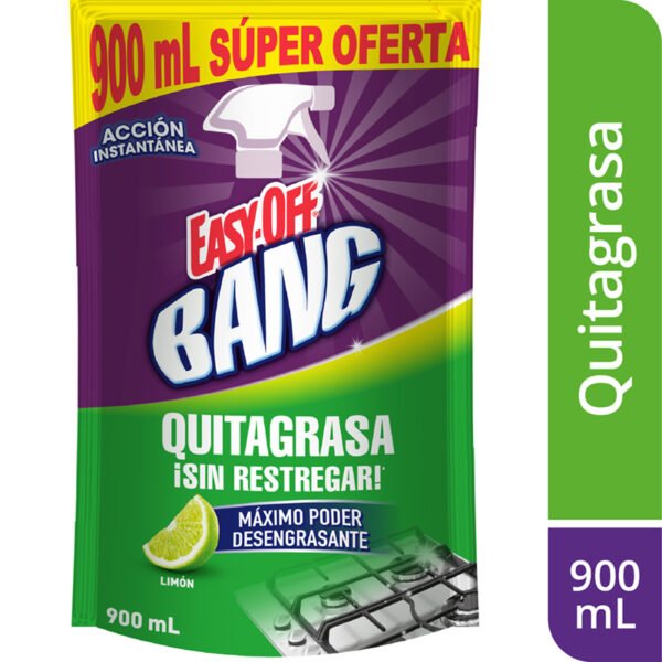 Desengrasante Limpiador Líquido Easy Off Quitagrasa Limón 900Ml