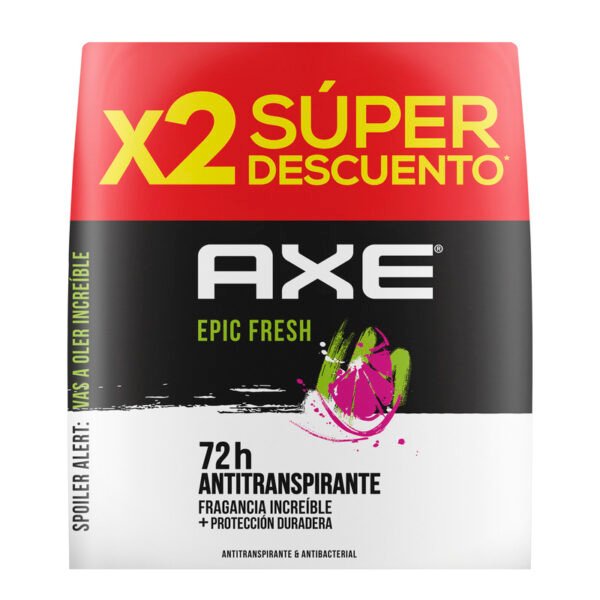 Desodorante Axe Epic Fresh Spray 2 Unidades 152Ml