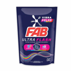 Detergente Fab Líquido Protección Color Ultra Flash Doypak 1800Ml