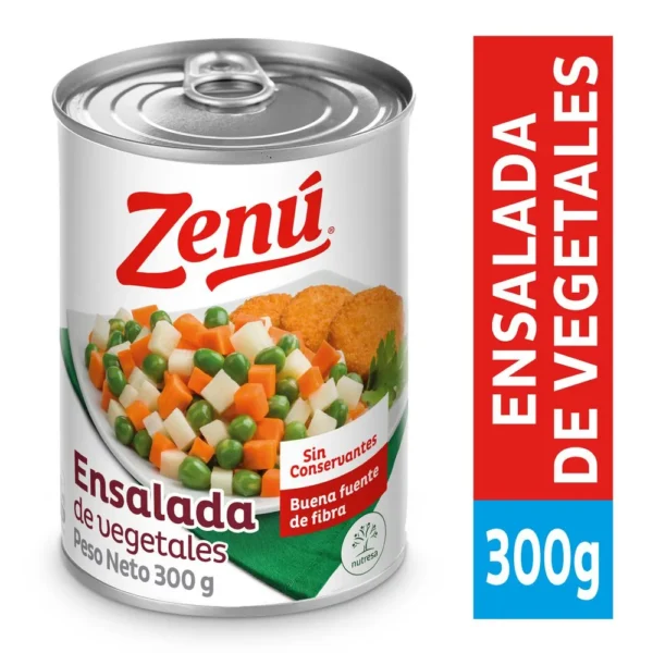 Ensalada Vegetales Zenú Lata 300Gr