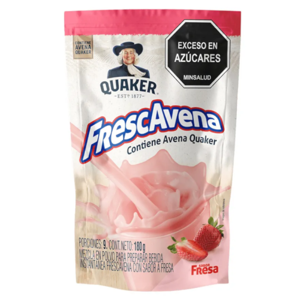 Avena Frescavena Quaker Fresa Bolsa 180Gr