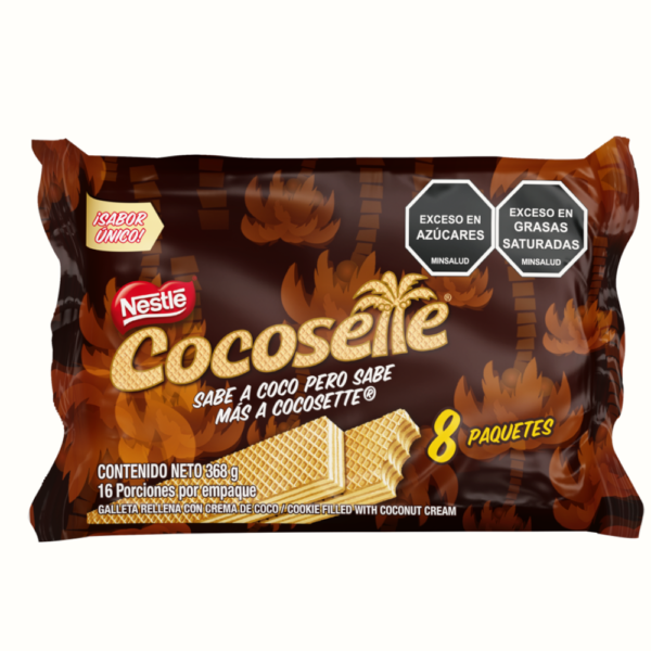Galleta Cocosette Wafer 8 Unidades 368Gr