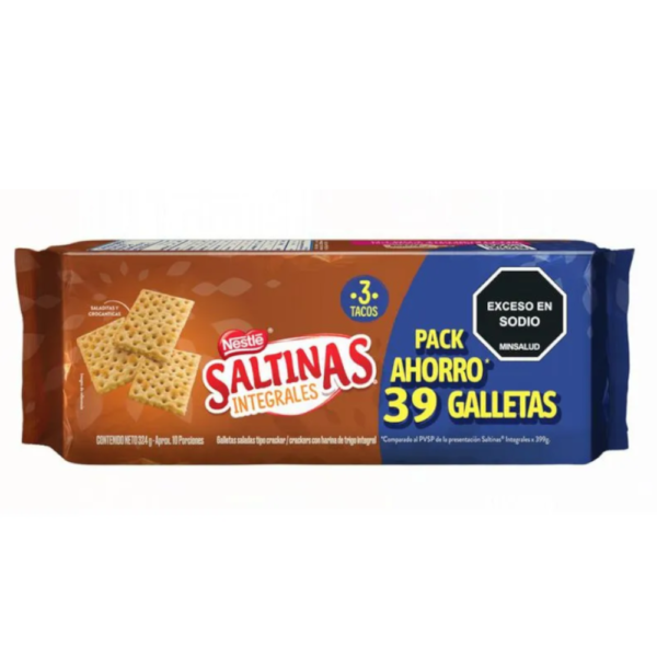 Galletas Saltinas Integral 3 Tacos 324Gr