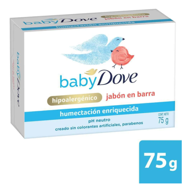 Jabón Dove Baby Hidratación Enriquecida 75Gr