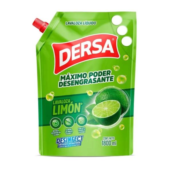Lava Loza Dersa Líquido Limón 1800Ml