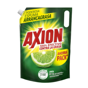 Lavaplatos Axion líquido Limón Doy Pak 1500Gr