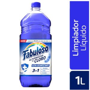 Limpiador Fabuloso Líquido Alternativa Al Cloro 3 En 1 1000Ml