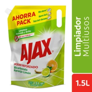 Limpiador Ajax Liquido Bicarbonato Doy Pack 1500Ml