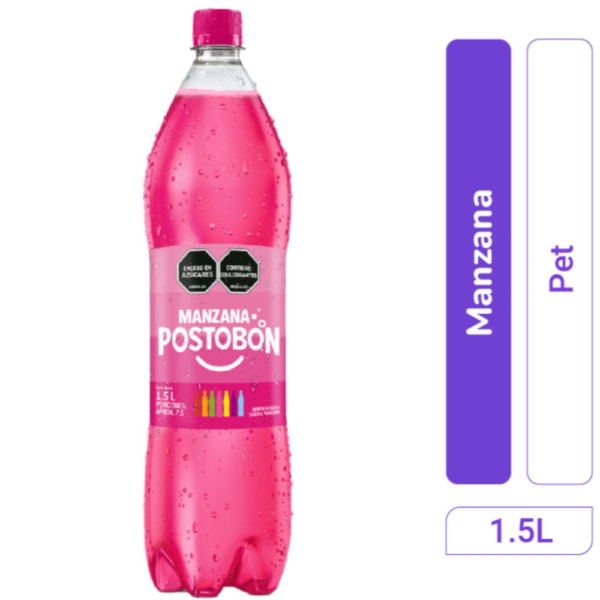 Gaseosa Postobón Manzana 1.5 Litros