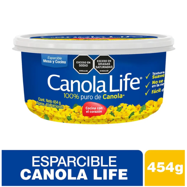 Margarina Esparcible Canola Life 454Gr