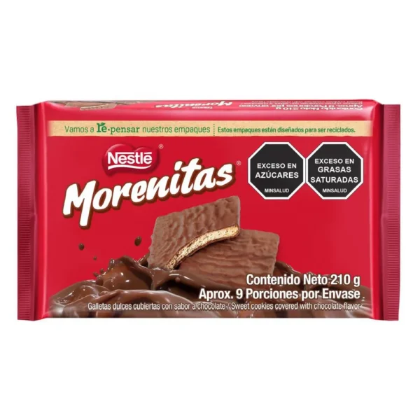 Galleta Morenitas Recubierta 210Gr