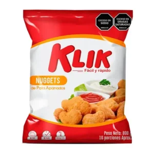 Nuggets De Pollo Apanados KliK 800 Gr
