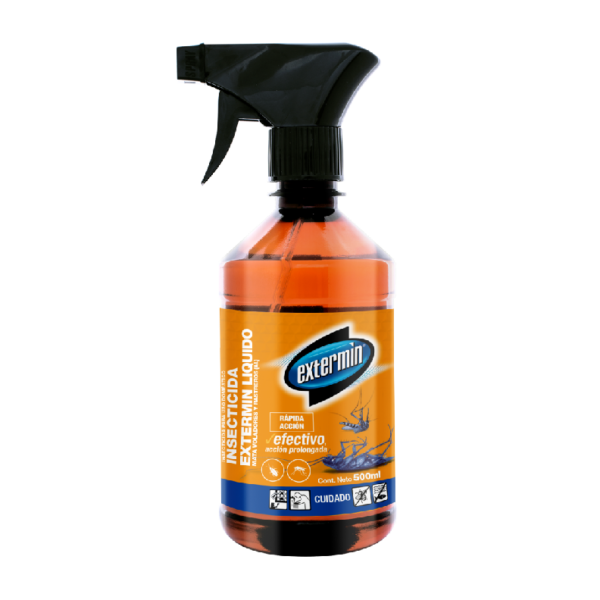 Insecticida Extermin Multipropósito Liquido Pistón 500cc
