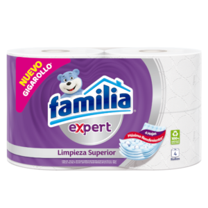 Papel Higiénico Familia Expert Giga Rollo 4 Unidades
