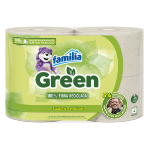 Papel Higiénico Familia Green 4 Unidades