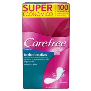 Protector Carefree Todos Los Días 100 Unidades