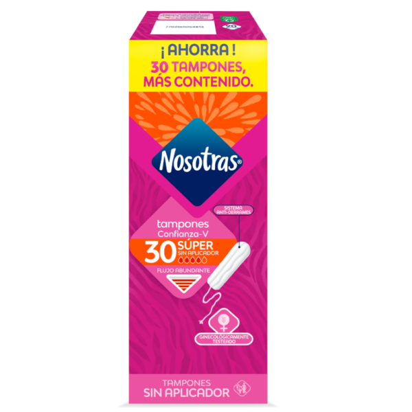 Tampones Nosotras Digital Súper 30 Unidades