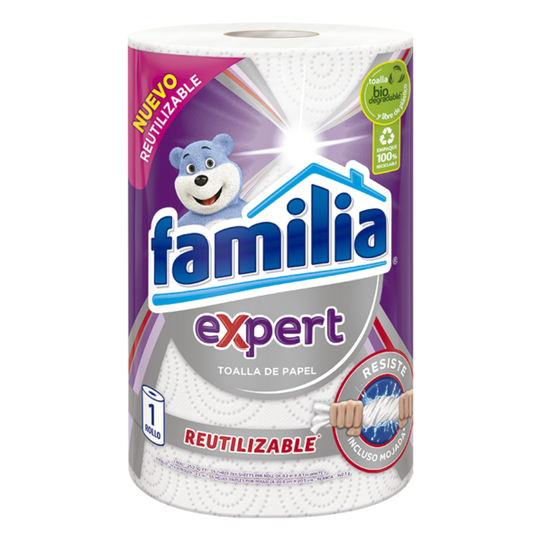 Toalla Cocina Familia Expert Reutilizable 1 Rollo