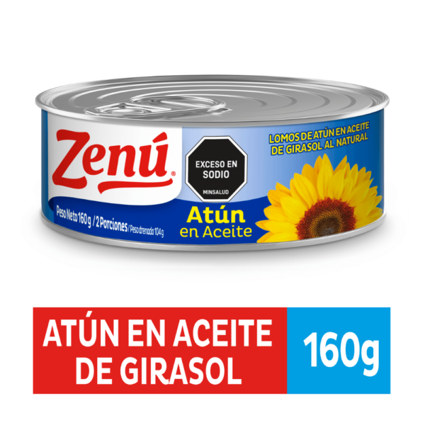 Atún Lomos en Aceite de Girasol Zenú 160 gr