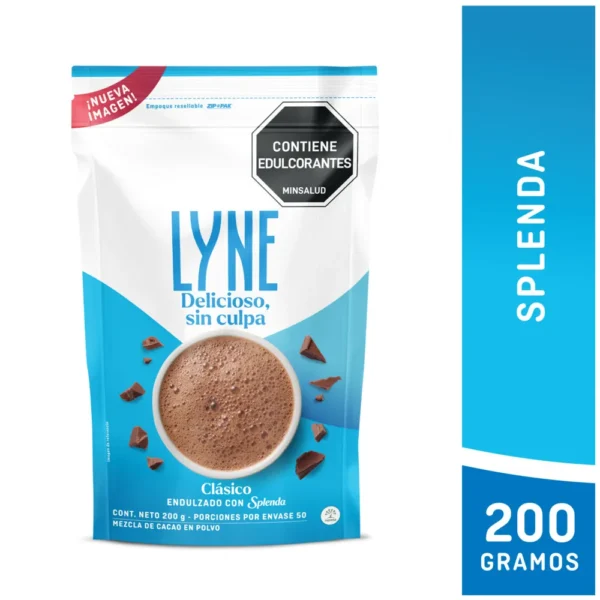Chocolate Lyne endulzado con Splenda 200 gr