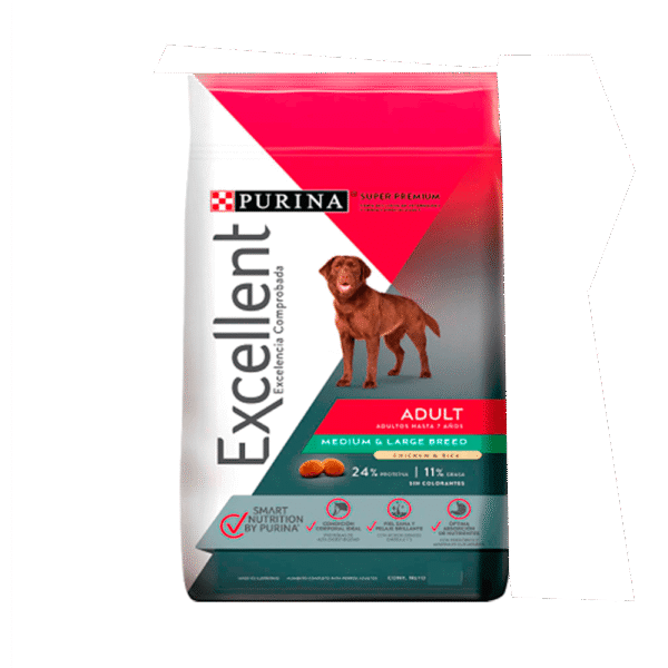 Alimento Para Perros Excellent Adulto Razas Medianas Y Grandes