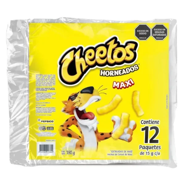 Fritolay Cheetos Horneados Paquete x 12
