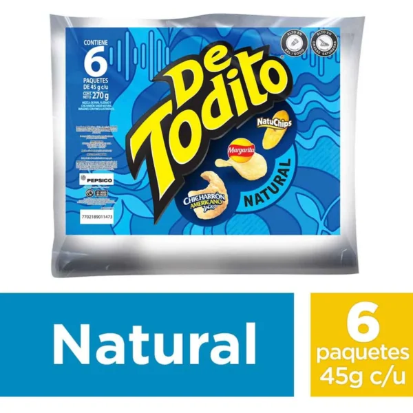 Fritolay De Todito Paketon Natural Paquete x 12