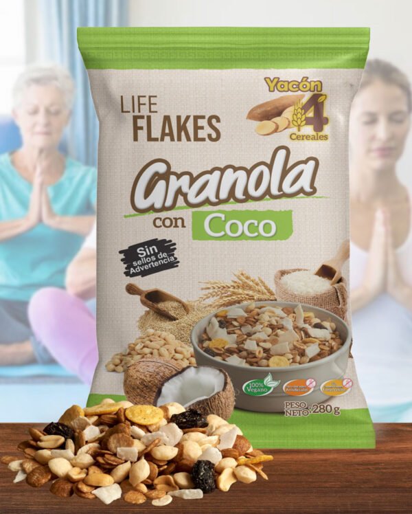 Cereal Life Flakes Granola Coco 280 grs